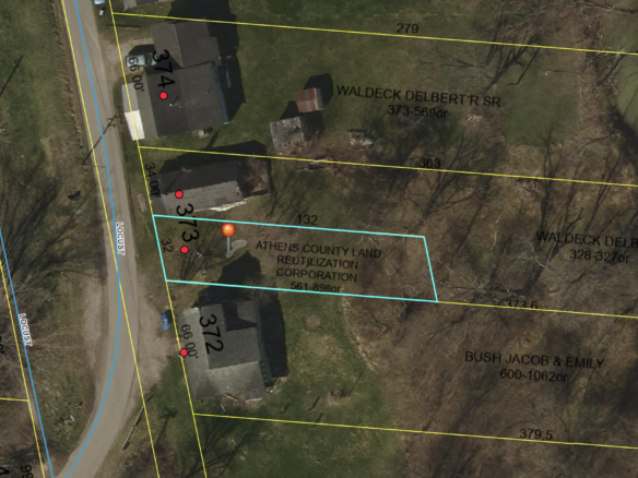 42 Locust Street, Glouster, Ohio Parcel Map, Athens County GIS